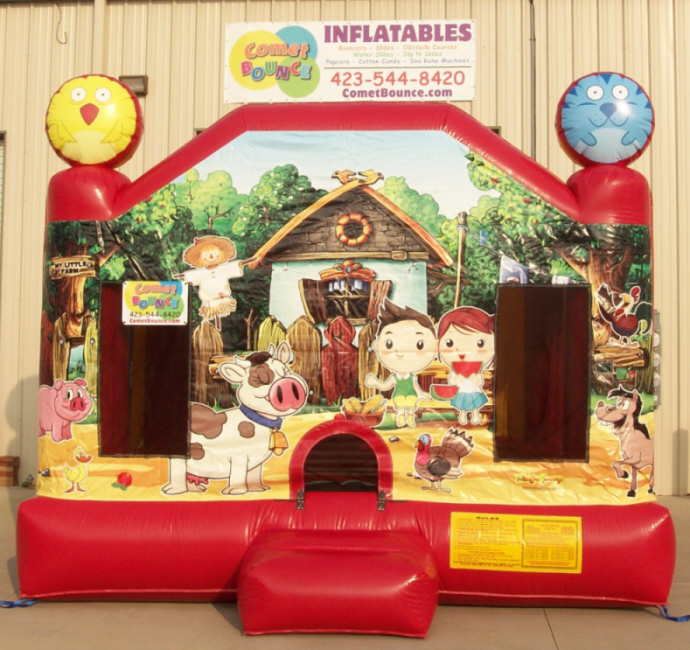 Funny-Farm-Bounce-House-Moonwalk-Cleveland-TN