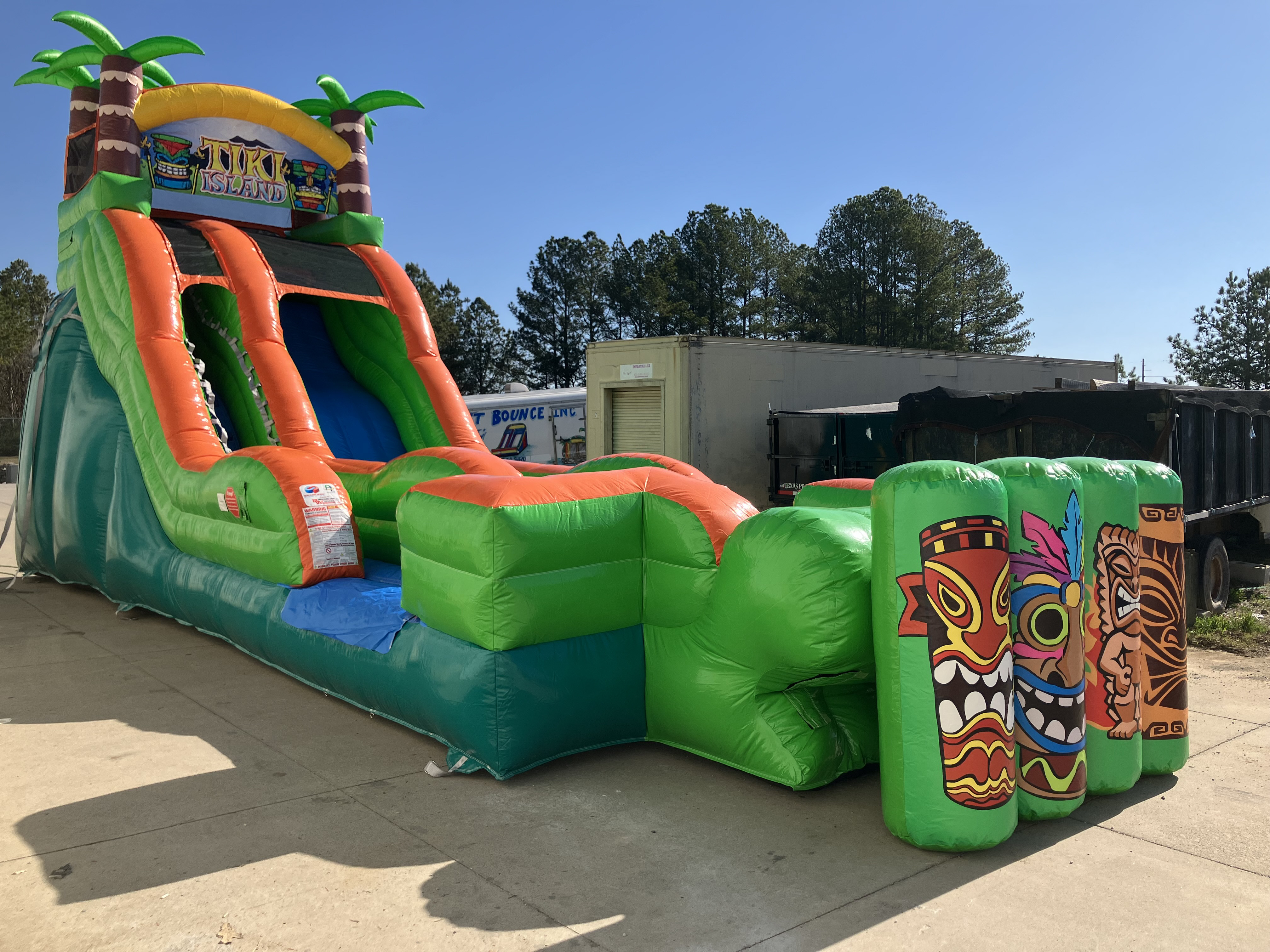 Tiki Inflatable Water Slide